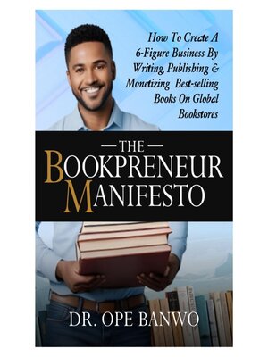 cover image of THE BOOKPRENEUR MANIFESTO